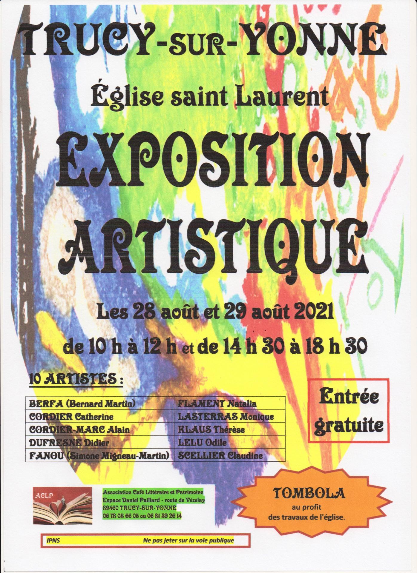 Affiche expo 08 2021