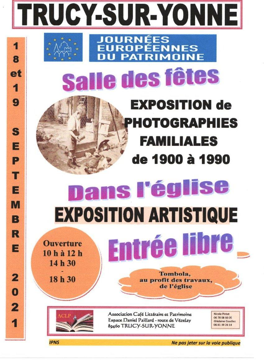 Affiche numerisee pour expo septembre 2021